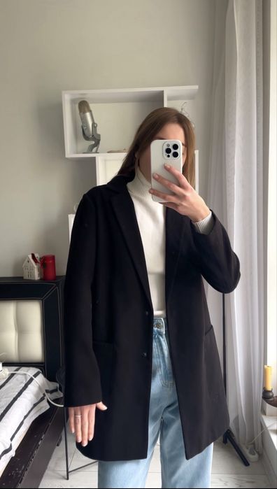 Пальто весняне (чорне)