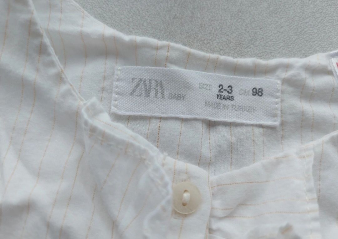 Elegancka bluzka koszula z falbankami  Zara Baby