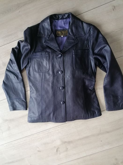 Kurtka skórzana włoska
