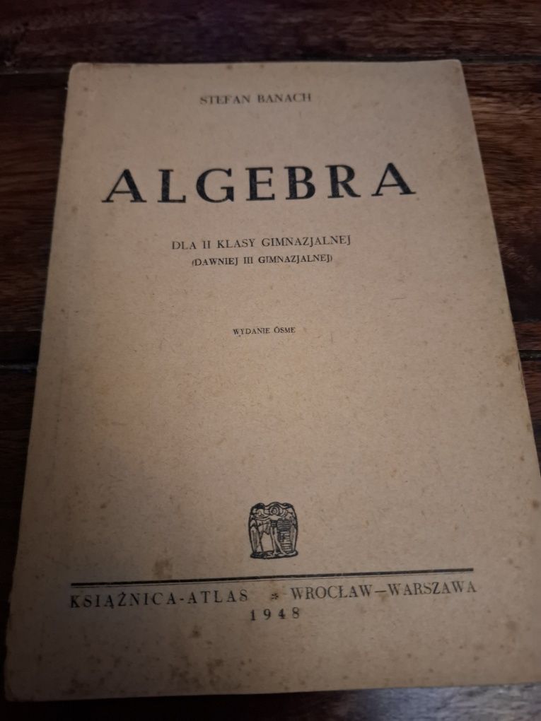 Algebra dla II klasy