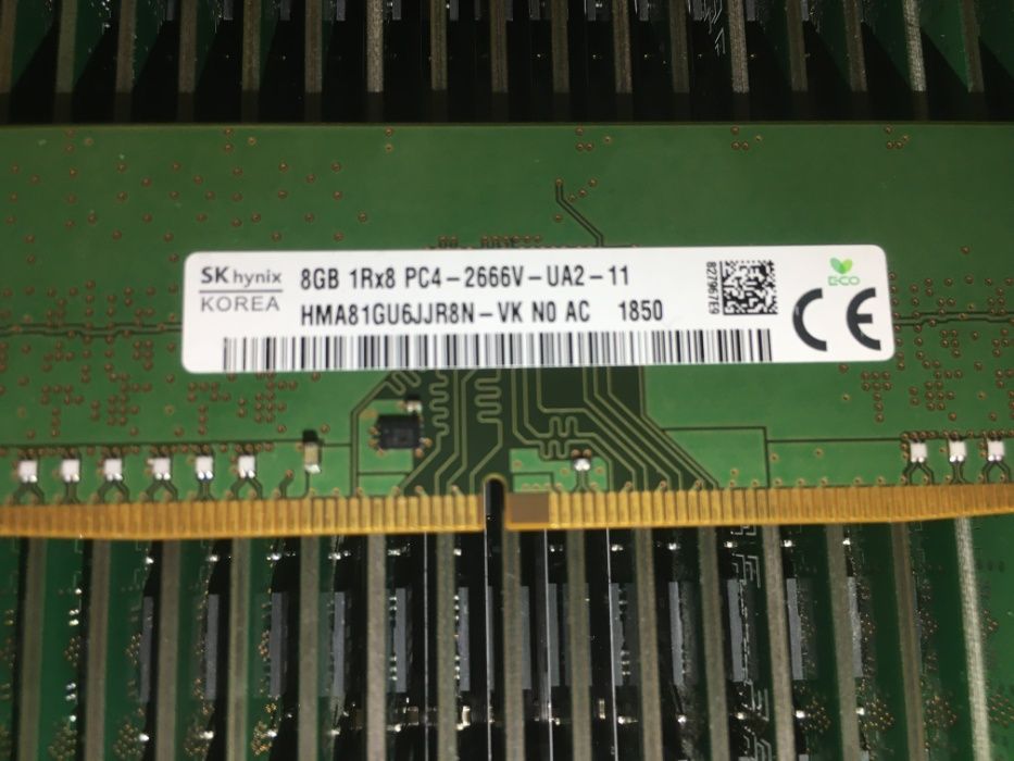 DDR4 8GB 2133 / 2400 / 2666 / 3200  mhZ DIMM Intel/AMD