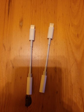 Przejściówka kabel Jack na słuchawki iPhone adapter - Biały 2szt