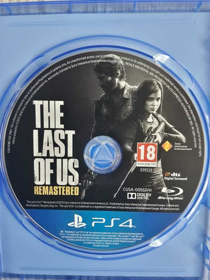 Gra The Last of Us Remastered Polska Wersja PS4/PS5 Playstation