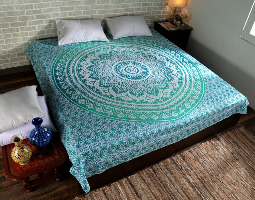 Gobelin Mandala 213x228 cm • 100% Bawełna • Styl Boho