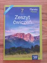 Zeszyt ćwiczeń do geografii dla klasy 7 Planeta Nowa