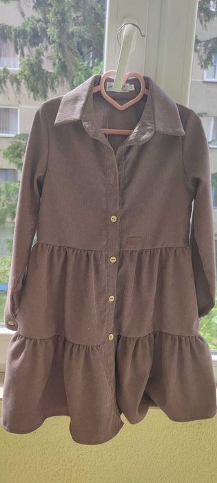 Вільветова сукня для дівчинки 7, 8, 9 років