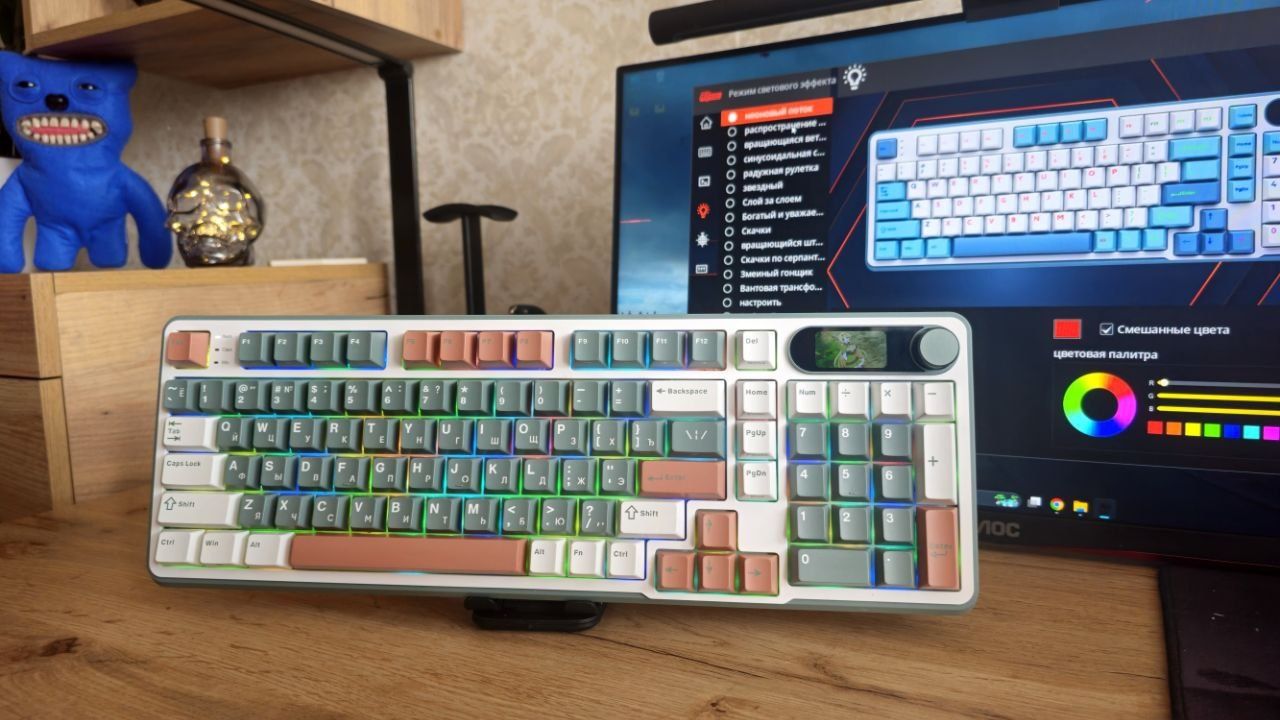 Бездротва клавіатуpa Royal Kludge S98 Wireless Keyboard UA\RU\ENG Cher