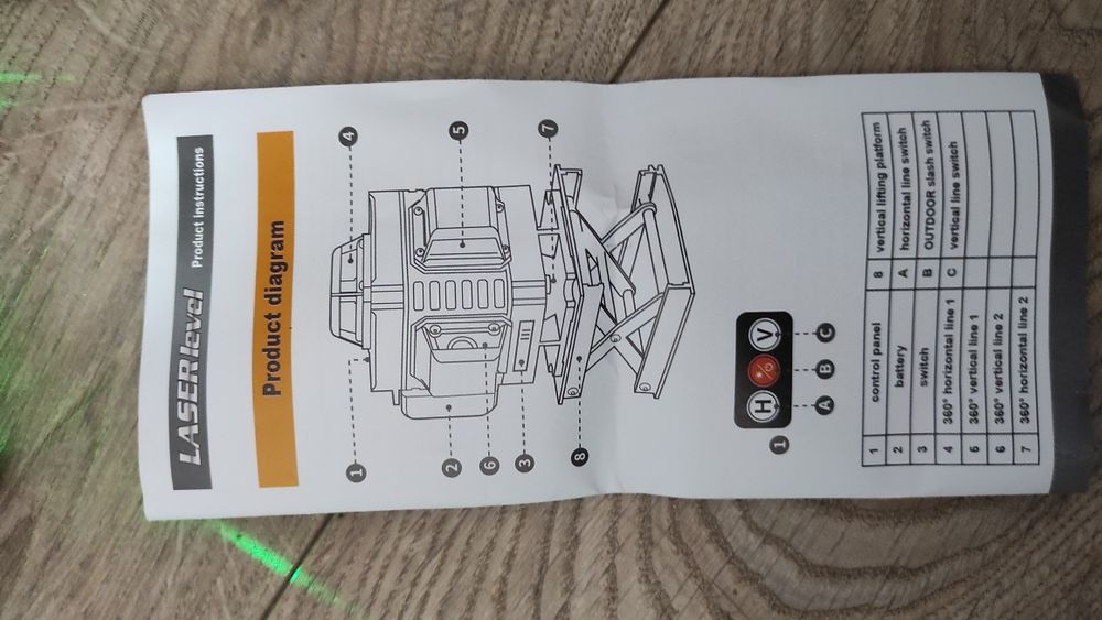 Laser krzyżowy 360