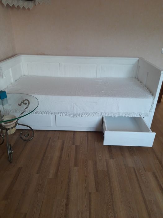 Кровать з натурального дерева (безкоштовна доставка)