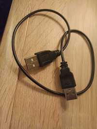 Kabel 0,5m podwójne USB