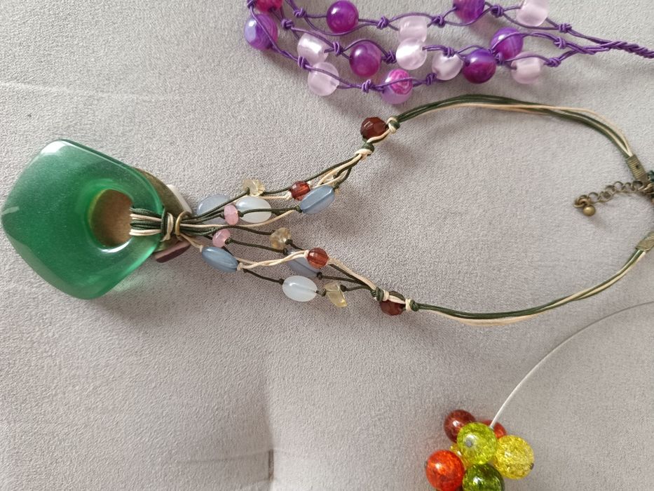 Korale naszyjniki  3sztuki