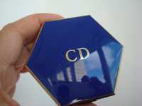 пудра CD/Кристиан Диор, винтаж, бронзовая, футляр 7,5см, сост.новой