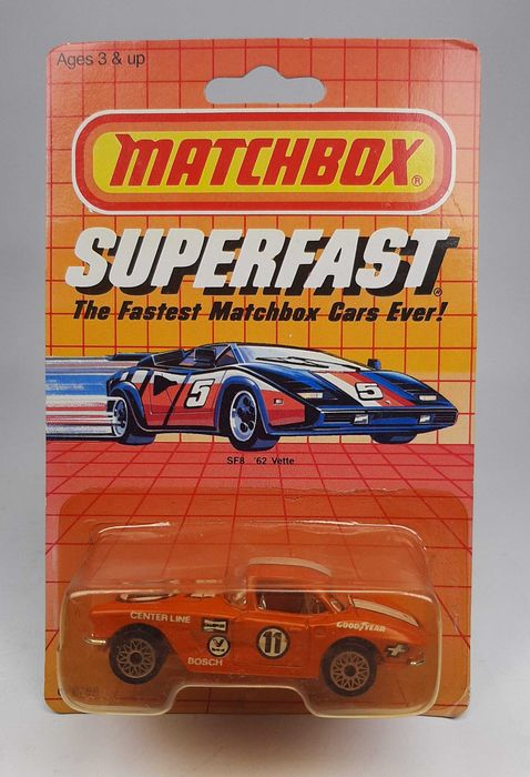 MATCHBOX Chevrolet Corvette C1 '62 SF-8 Made in Macau