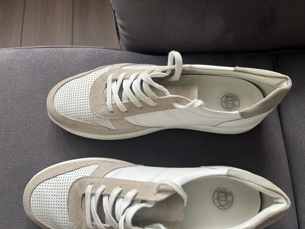 Sneakersy męskie białe Massimo Dutti. Jak nowe