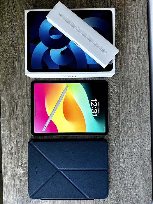 Apple Ipad Air 10.9" 5 gen. - M1 - 64GB - WiFi - Niebieski + Pencil 2