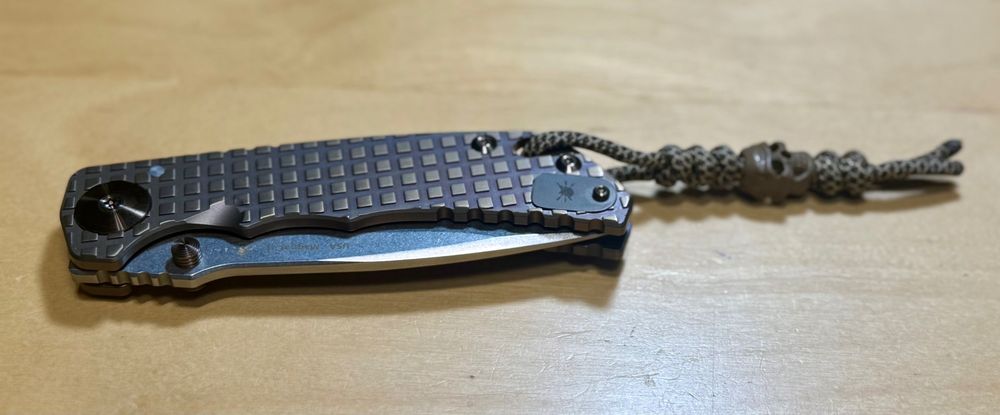 Nowy nóż składany firmy Jufule model Spartan Blade Monkey Tytan Brown