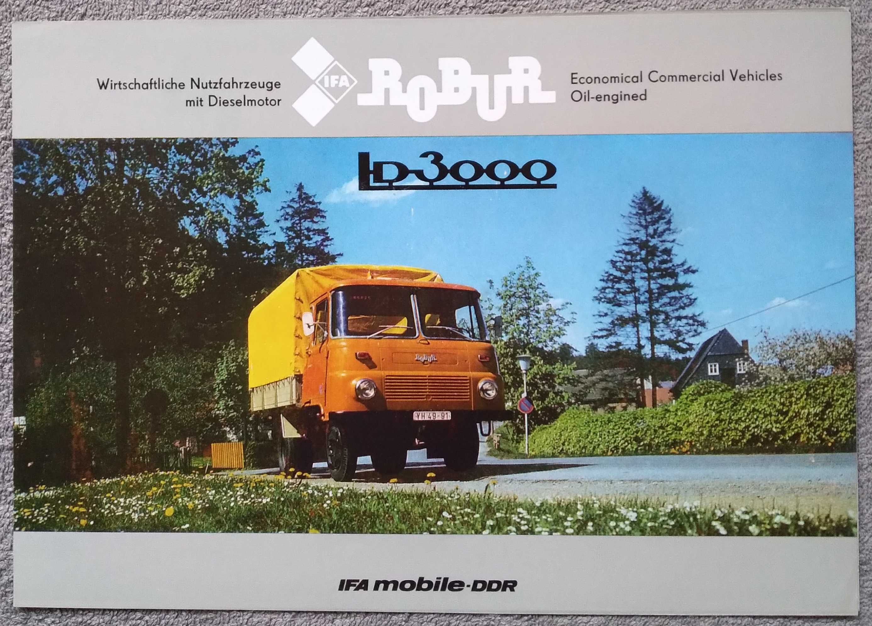 Prospekt Robur LD3000 rok 1981