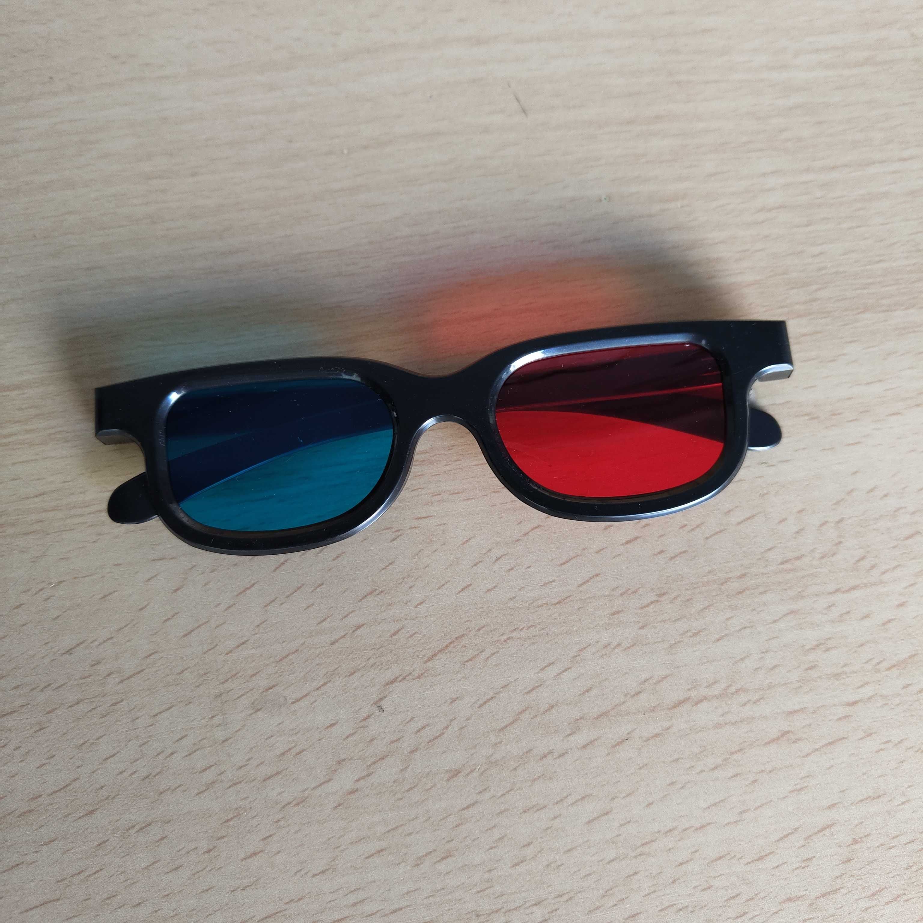 4 Óculos 3D Azul e Vermelho