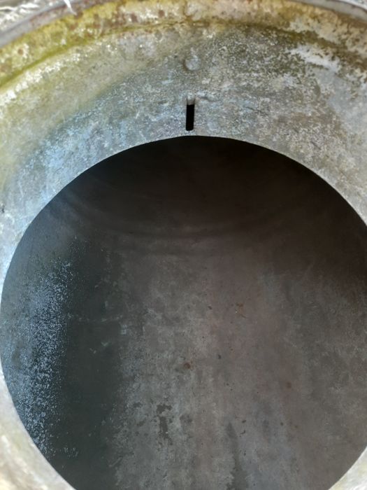 Zbiornik beczka ocynkowana na wodę budowę właz nóżki