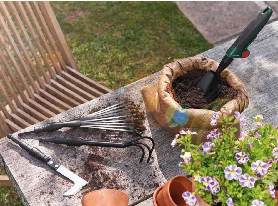 Набір садових інструментів / Набір для догляду за садом Parkside 5 шт