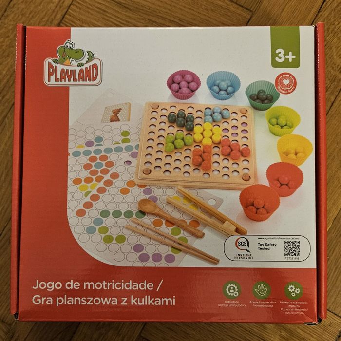 Gra sprawnościowa drewniana 3+