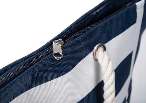 Nowa Torba Plażowa Shopper Na Plażę Piknik Zapinana Na Zamek Duża