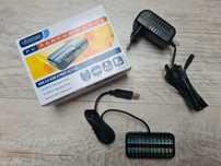 Vivanco HUB High Speed ​​USB 2.0, 4-portowy, aktywny, z zasilaczem