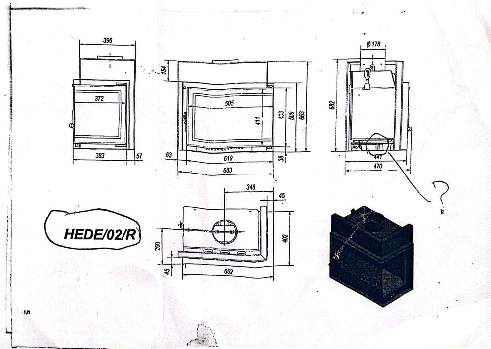 Wkład Kominkowy rogowy HEDE 02R - 1500 zł taniej niż w salonie