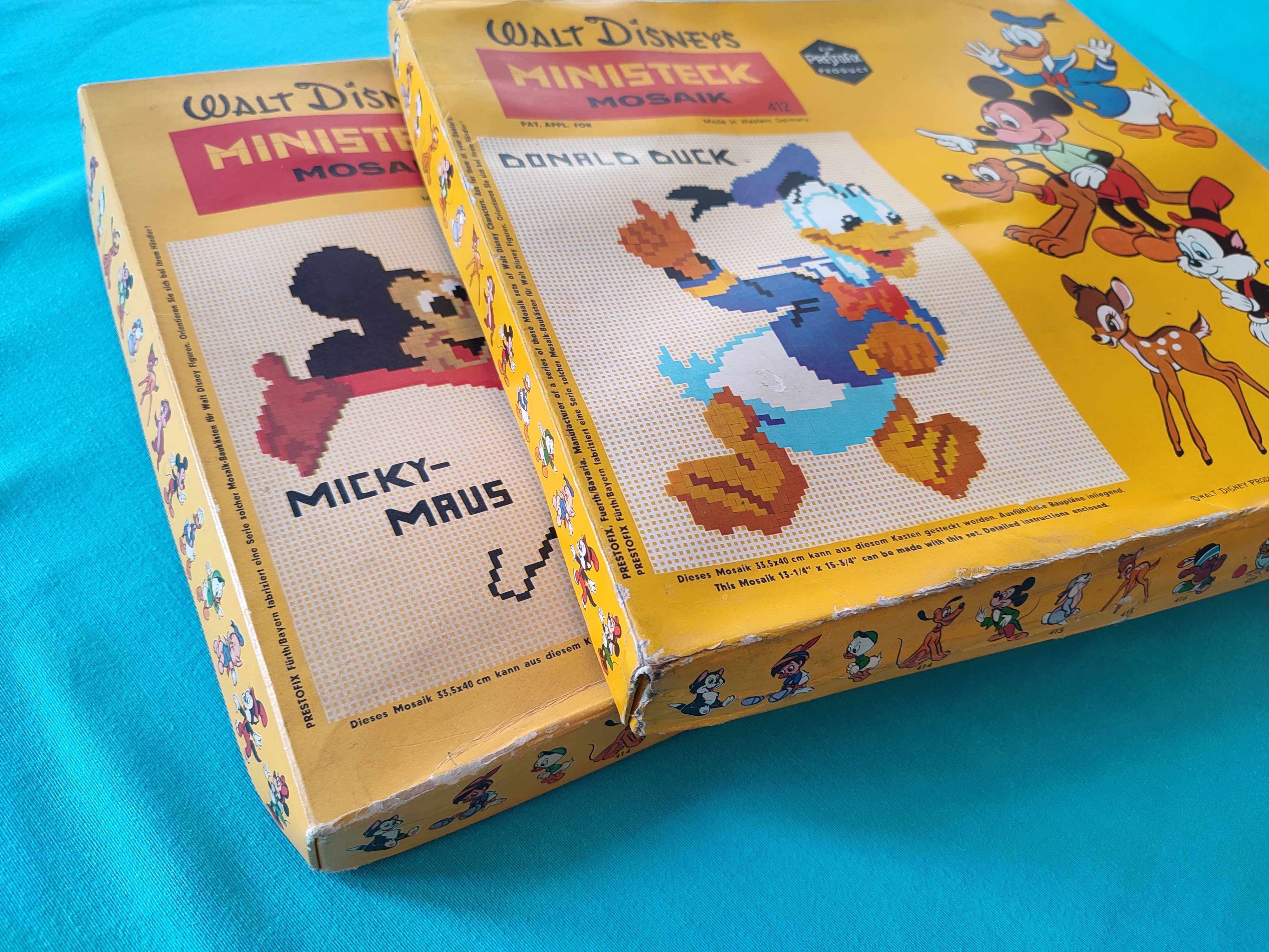 Jogo Antigo Walt Disney's Ministeck Mosaik, Prestofix Germany Anos 60