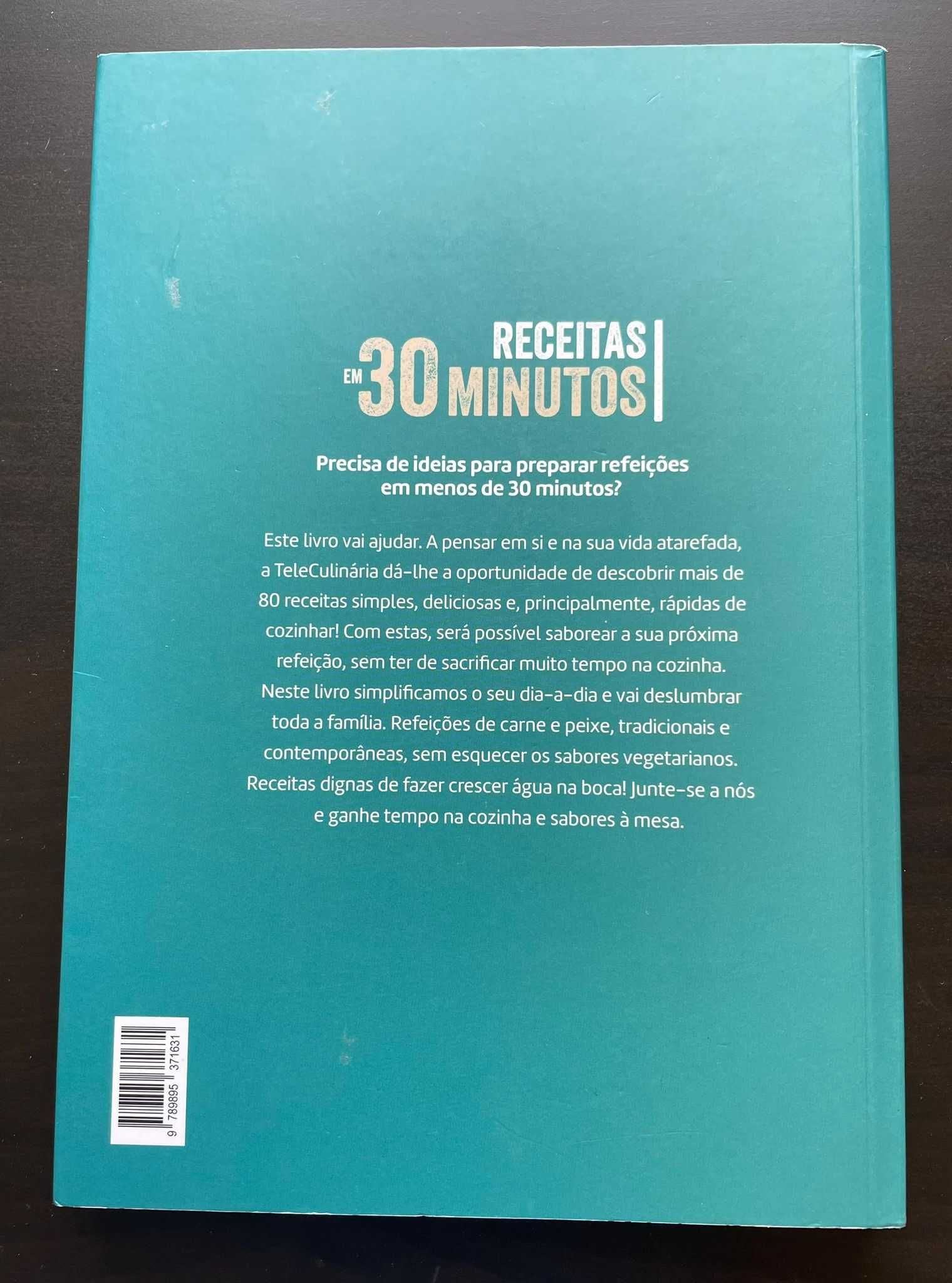 Livro Receitas em 30 Minutos TeleCulinária