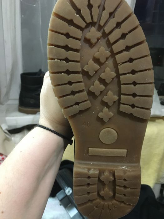 Ботинки зимние Timberland 40-41 натуральная кожа