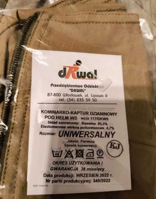 Kombinezon cwiczebny w kamuflażu