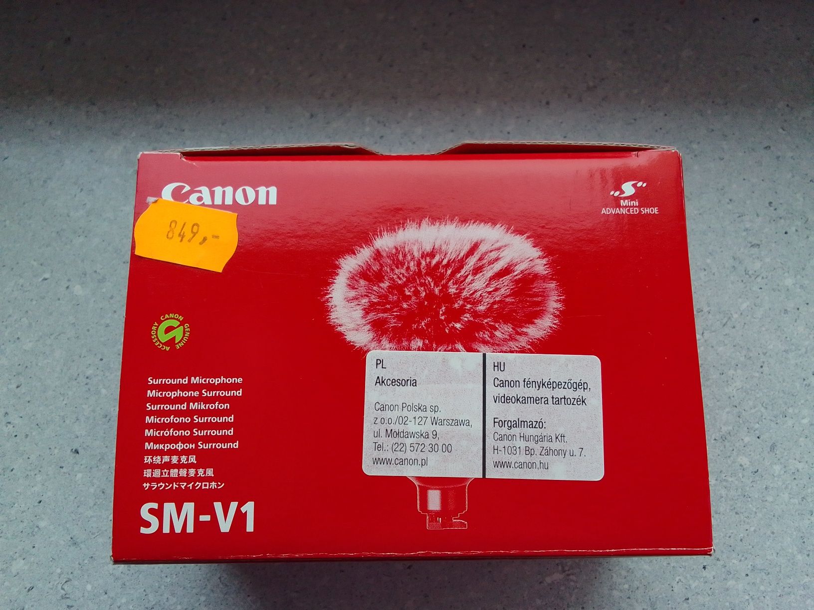 Canon SM- V1 mikrofon do kamery