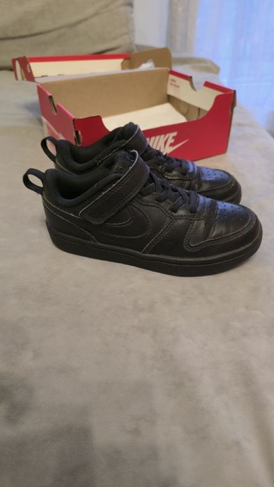Кросівки nike чорні шкіряні