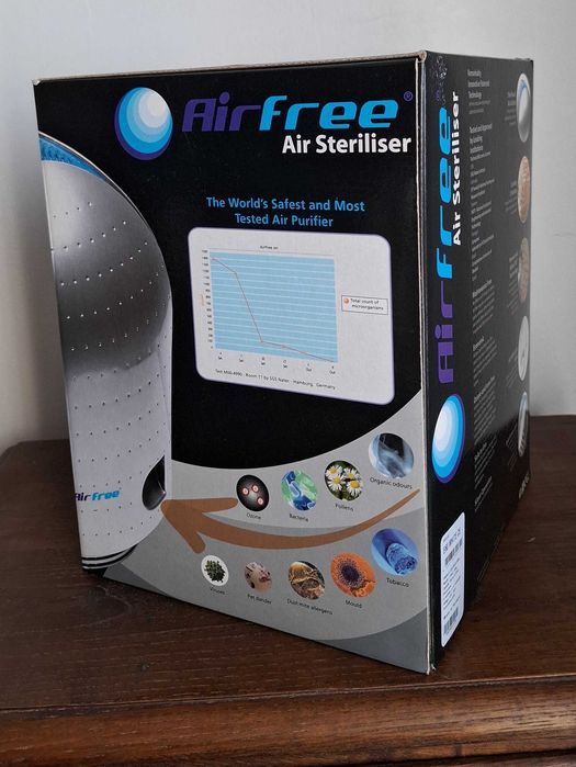 DOIS (2) Purificadores de Ar AIRFREE - E60 NL - (2 x 24m2 = 48m2)