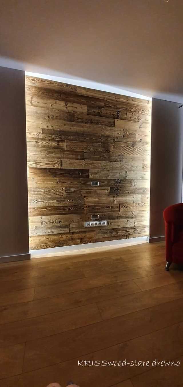 Deski ścienne rustykalne STARE DREWNO panel ścienny Blaty