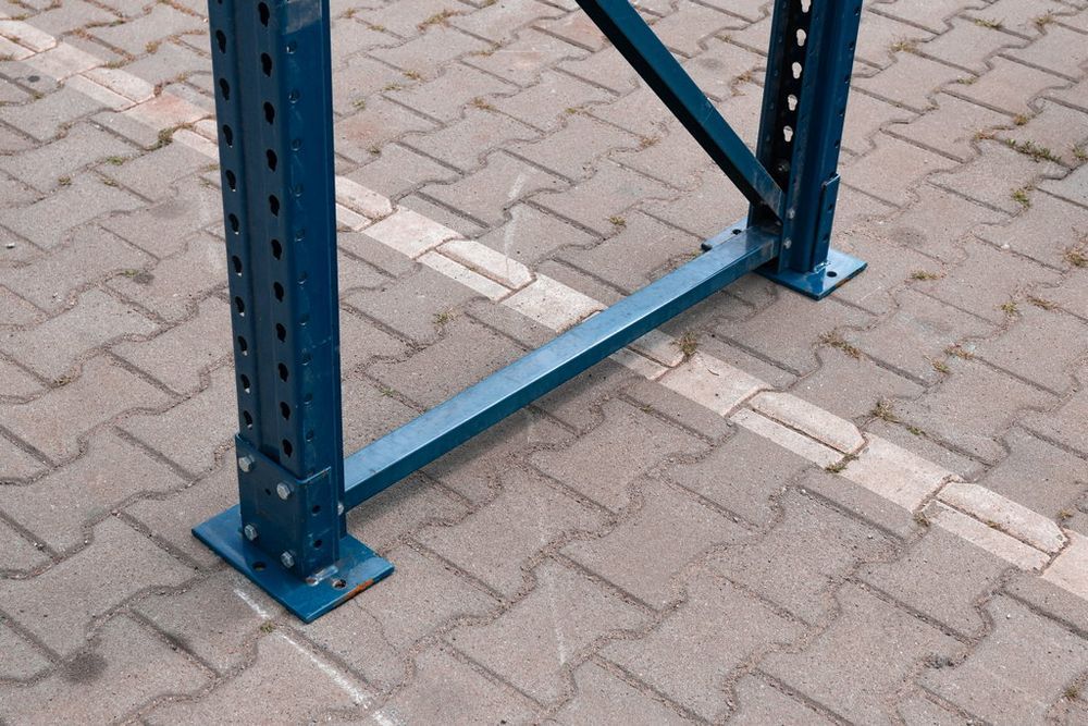 Regał magazynowy paletowy POLYPAL moduł bazowy H - 1280 cm 2000 kg