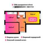 Квартира 2-х кім. 37м2 ГАЗ Софіївська Борщагівка 2 км до Києва БЕЗ%
