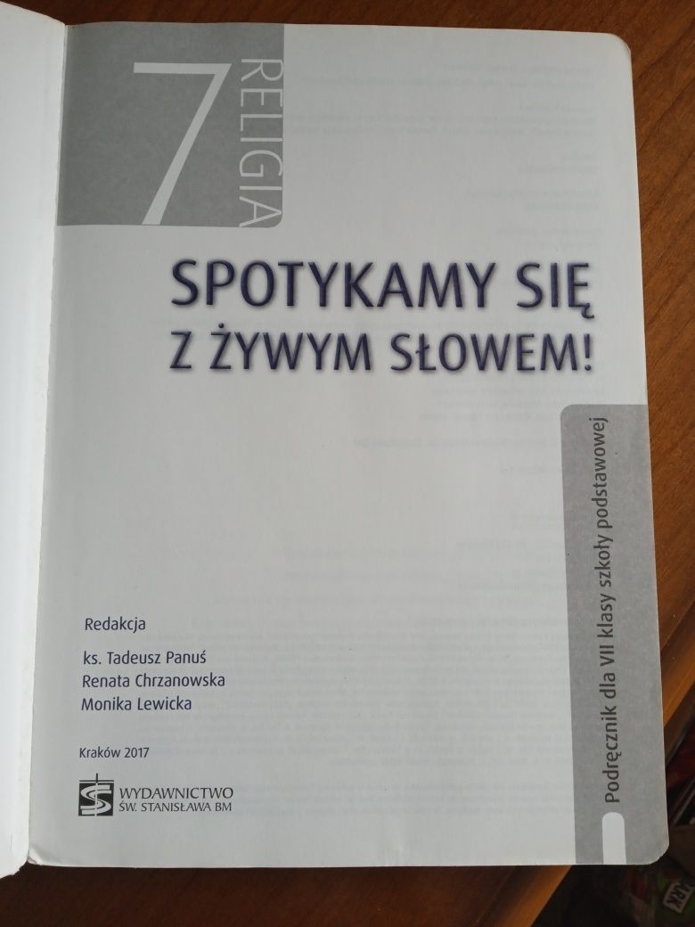 Podręcznik do religii kl.7