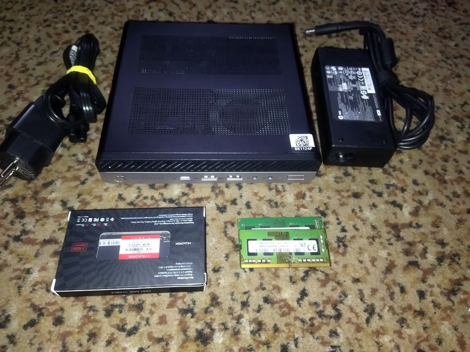 Mini PC‼️HP 705 G5,Ryzen 5 3400G,NVME 128,DDR4 8,WiFi Bluetooth,Win 10