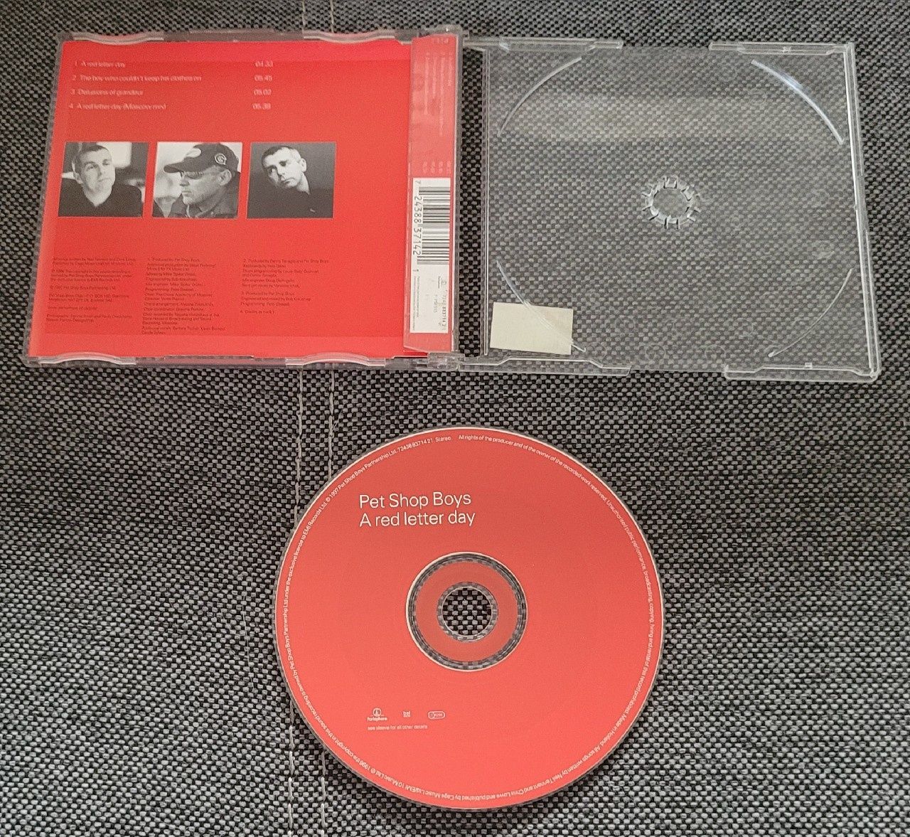 Pet Shop Boys A Red Letter Day CD Single Parlophone