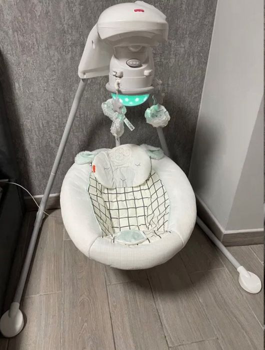 Качеля фішер прайс овечка