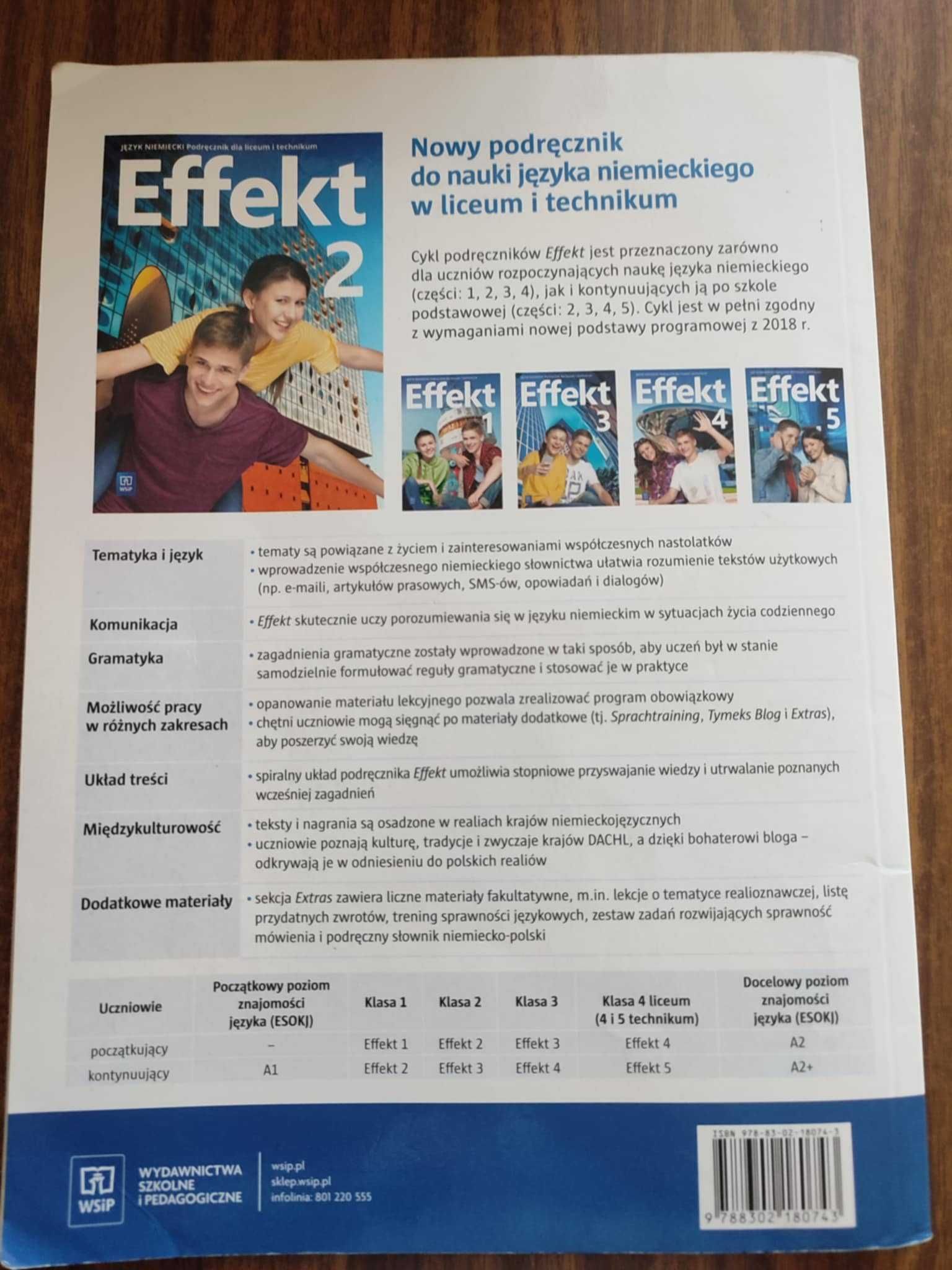 Effekt 2 Podręcznik Język Niemiecki WSiP