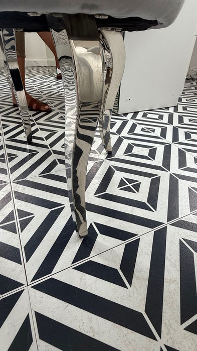 Fotele do gabinetu glamour szare welur możliwa wysyłka kurierem