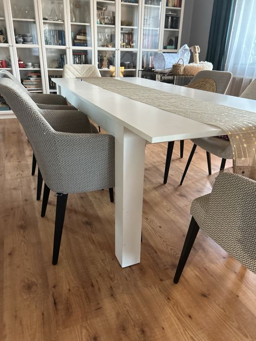 Stół, biały, używany