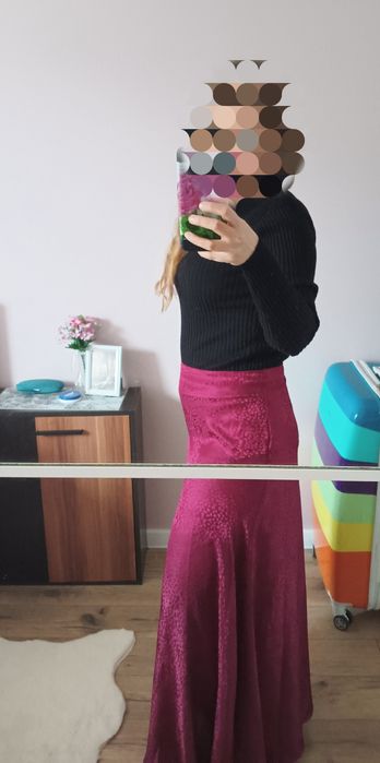 Spódnica maxi Sinsay satyna