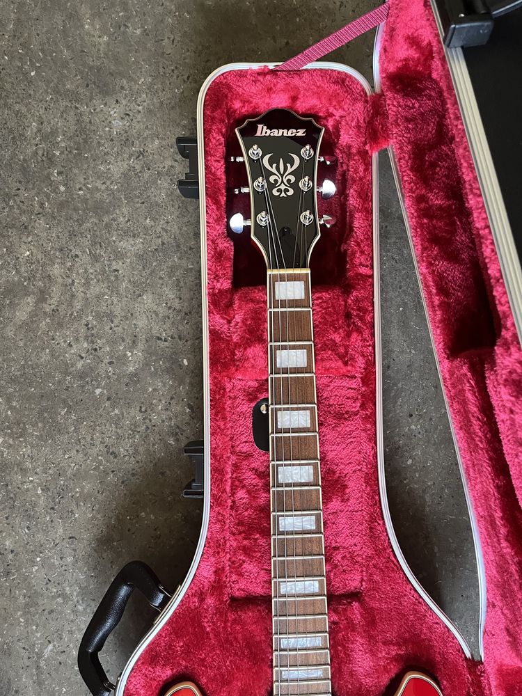 Ibanez AS73-TCD Transparent Cherry Red gitara elektryczna plus case