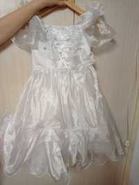 Платье раздничное детское корсетом