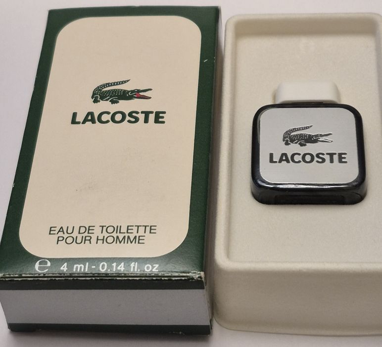 Lacoste edt pour homme 4 ml, miniatura vintage