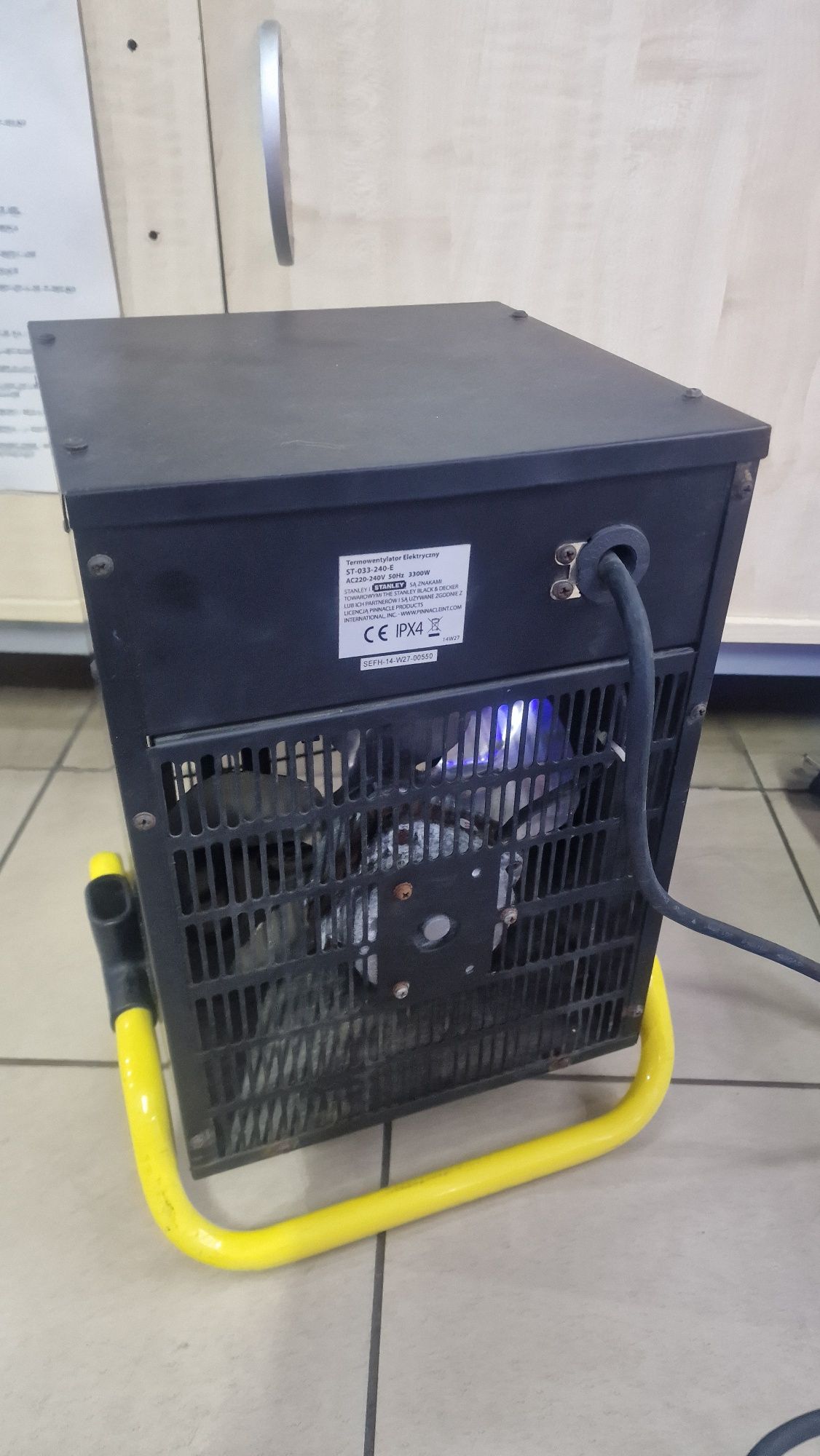 Nagrzewnica elektryczna Stanley ST 033-230-E 3,3 kW stan BDB_ Strumień